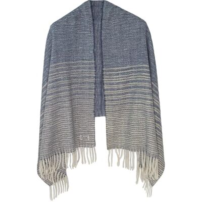 CHILLOUTS Gerti Scarf Sjaal washed blue OneSize Wintersjaal CHILLOUTS Gerti Scarf Sjaal washed blue OneSize Wintersjaal