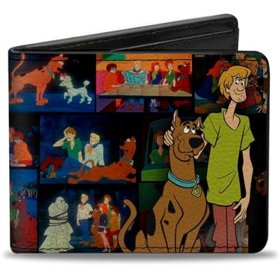 Buckle-Down Gesp naar beneden Unisex's portemonnee Doo & Shaggy Pose/Scene Blokken + Scooby Doo Bi-Fold Buckle-Down Gesp naar beneden Unisex's portemonnee Doo & Shaggy Pose/Scene Blokken + Scooby Doo Bi-Fold