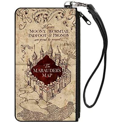Buckle-Down Portemonnee met rits Harry Potter groot accessoire, Harry Potter, 8 "x 5", Meerkleurig, 4.25" x 3.25 Buckle-Down Portemonnee met rits Harry Potter groot accessoire, Harry Potter, 8 "x 5", Meerkleurig, 4.25" x 3.25