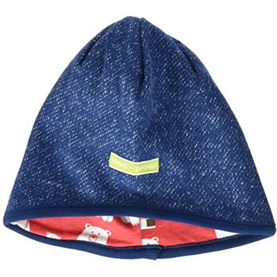 loud + proud Uniseks kinder omkeerbare muts melange gebreide beanie-muts loud + proud Uniseks kinder omkeerbare muts melange gebreide beanie-muts