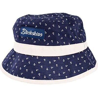 Blackskies ® Harbor Bucket Hat Unisex Zonnehoed Vissershoed Anker Blauw Beige Maritiem Heren Dames – Streetwear Outdoor Zomer Casual Blackskies ® Harbor Bucket Hat Unisex Zonnehoed Vissershoed Anker Blauw Beige Maritiem Heren Dames – Streetwear Outdoor Zomer Casual