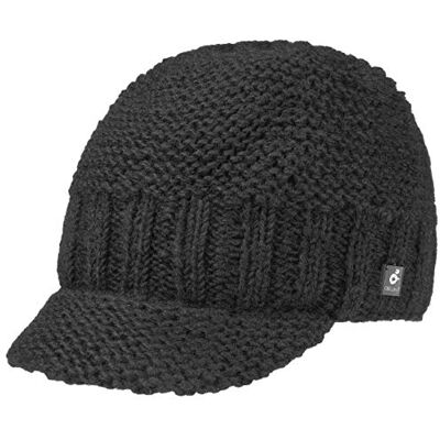 CHILLOUTS Inverno Wool Gebreide Muts Dames/Heren Made in Nepal skimuts wintermuts wollen met voering voor Herfst/Winter One Size zwart CHILLOUTS Inverno Wool Gebreide Muts Dames/Heren Made in Nepal skimuts wintermuts wollen met voering voor Herfst/Winter One Size zwart
