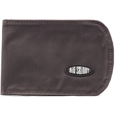 Big Skinny Curve Bi-Fold Slim Portemonnee voor heren, geschikt voor maximaal 20 kaarten, bruin Big Skinny Curve Bi-Fold Slim Portemonnee voor heren, geschikt voor maximaal 20 kaarten, bruin