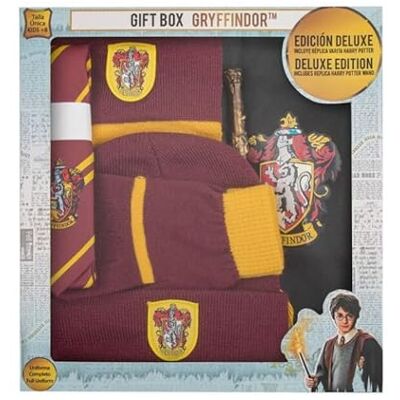 Cineréplicas Brandecision 8436561073122 Harry Potter (Gryffindor), cape, stropdas, muts, handschoenen, sjaal en toverstaf, geschenkdoos Cineréplicas Brandecision 8436561073122 Harry Potter (Gryffindor), cape, stropdas, muts, handschoenen, sjaal en toverstaf, geschenkdoos