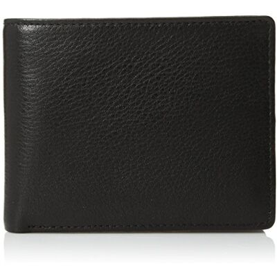 Perry Ellis Heren Park Avenue Portemonnee met Passcase Bi-Fold, Zwart, Eén maat Perry Ellis Heren Park Avenue Portemonnee met Passcase Bi-Fold, Zwart, Eén maat