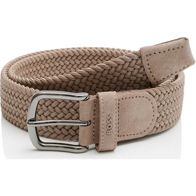 Boss heren riem, Licht/pastelbruin 230, 80 Boss heren riem, Licht/pastelbruin 230, 80
