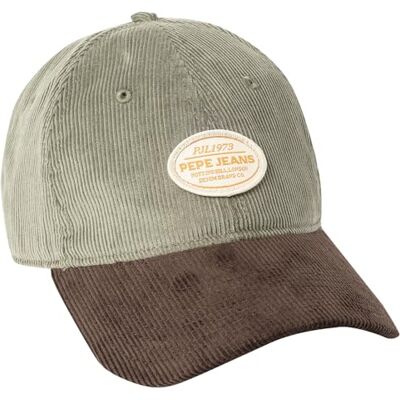 Pepe Jeans Heren Samir Cap Cap, Groen (Militair Groen), One Size, Groen (MILITAIR GROEN), One size Pepe Jeans Heren Samir Cap Cap, Groen (Militair Groen), One Size, Groen (MILITAIR GROEN), One size