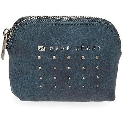 Pepe Jeans Holly portemonnee blauw 12x8x2 cms kunstleer, blauw, Talla única, portemonnee, blauw, Eén maat, portemonnee Pepe Jeans Holly portemonnee blauw 12x8x2 cms kunstleer, blauw, Talla única, portemonnee, blauw, Eén maat, portemonnee