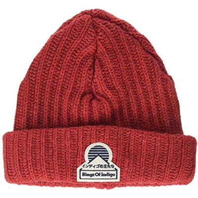 Kings of Indigo Uniseks beanie gebreide muts, oranje (burnt orange 7801), One size Kings of Indigo Uniseks beanie gebreide muts, oranje (burnt orange 7801), One size