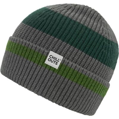 CHILLOUTS Bastian Hat Beanie dark grey OneSize Fleece inside CHILLOUTS Bastian Hat Beanie dark grey OneSize Fleece inside