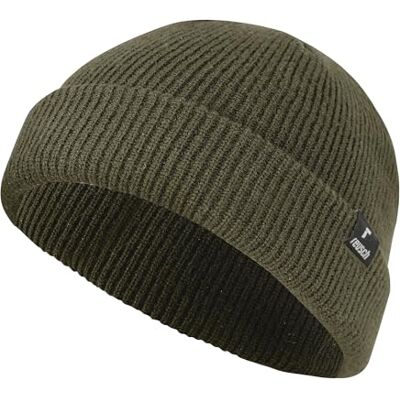 Reusch Fisherman Beanie korte unisex muts voor lente herfst en winter streetwear look zacht ademend materiaal optimale pasvorm voor dames en heren, ideaal voor buitenactiviteiten Reusch Fisherman Beanie korte unisex muts voor lente herfst en winter streetwear look zacht ademend materiaal optimale pasvorm voor dames en heren, ideaal voor buitenactiviteiten