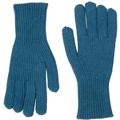 KAFFE Dameshandschoenen met gebreid, accesory, slim fit, abbove pols, lengte, Legion Blauw, Eén maat KAFFE Dameshandschoenen met gebreid, accesory, slim fit, abbove pols, lengte, Legion Blauw, Eén maat