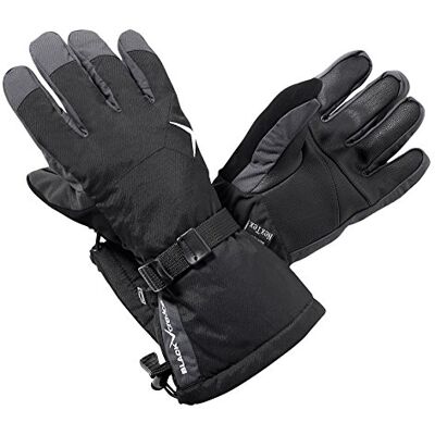 Black Crevice Zwart/Grijs Skihandschoenen - Handschoenen Black Crevice Zwart/Grijs Skihandschoenen - Handschoenen