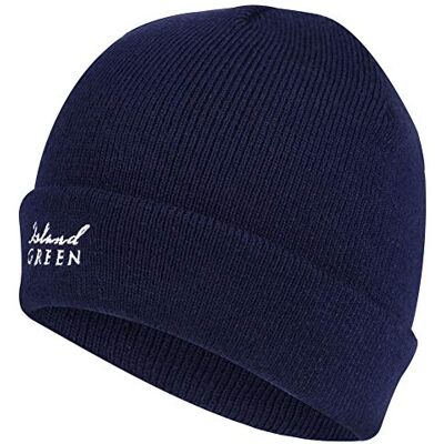 Island Green Golf IGHAT2025 Mens Womens Unisex Gevoerde Winter Warm Golf Beanie Hoed Island Green Golf IGHAT2025 Mens Womens Unisex Gevoerde Winter Warm Golf Beanie Hoed