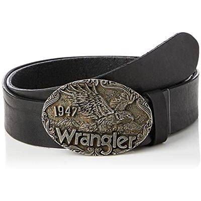 Wrangler Eagle riem voor heren, Zwart, 95 Wrangler Eagle riem voor heren, Zwart, 95