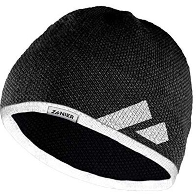 Zanier 65029-2000-O/S SPORT BEANIE, Schwarz, Standaard Zanier 65029-2000-O/S SPORT BEANIE, Schwarz, Standaard