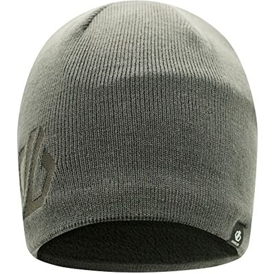 Dare2b Heren Rethink Geborduurde Beanie Muts met Fleece Voering, Perfect voor Skiën, Snowboarden & Wintersport Ebony Grey Dare2b Heren Rethink Geborduurde Beanie Muts met Fleece Voering, Perfect voor Skiën, Snowboarden & Wintersport Ebony Grey