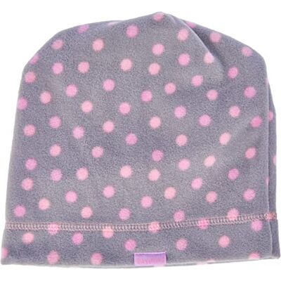 Playshoes Meisjes stippen beanie muts, grijs, 55, grijs, 55 cm Playshoes Meisjes stippen beanie muts, grijs, 55, grijs, 55 cm