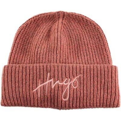 HUGO dameshoed, licht/pastelrood, One size HUGO dameshoed, licht/pastelrood, One size