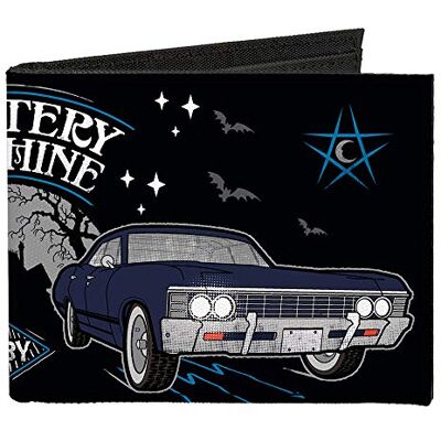 Buckle-Down Gesp Down Tweevoudige portemonnee Gesp-down Canvas Tweevoudige portemonnee Scooby Doo Supernatural Heren Buckle-Down Gesp Down Tweevoudige portemonnee Gesp-down Canvas Tweevoudige portemonnee Scooby Doo Supernatural Heren