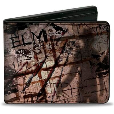 Buckle-Down Tweevoudige portemonnee Freddy Krueger, Multicolor, 4.0" x 3.5", Pu Bifold Portemonnee Elm St/Scratch & Scribbles/Freddy Shadow Buckle-Down Tweevoudige portemonnee Freddy Krueger, Multicolor, 4.0" x 3.5", Pu Bifold Portemonnee Elm St/Scratch & Scribbles/Freddy Shadow