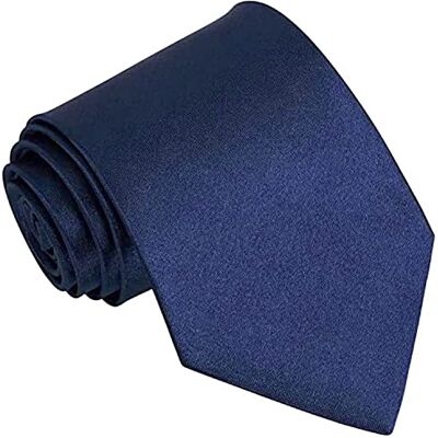 ATETEO Mannen stropdas effen kleur nek stropdassen bruiloft zakelijke formele stropdassen, H-donkerblauw, H-donkerblauw, Eén maat ATETEO Mannen stropdas effen kleur nek stropdassen bruiloft zakelijke formele stropdassen, H-donkerblauw, H-donkerblauw, Eén maat