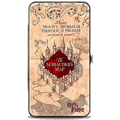 Buckle-Down Dames scharnier portemonnee Harry Potter, Meerkleurig, 7" x 4 Buckle-Down Dames scharnier portemonnee Harry Potter, Meerkleurig, 7" x 4