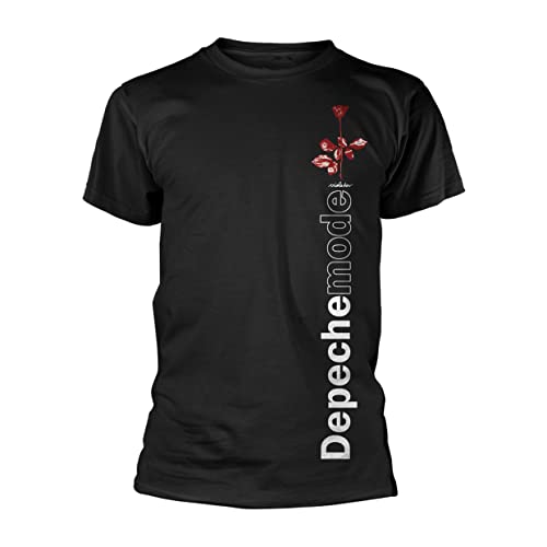 Unbekannt DEPECHE MODE VIOLATOR SIDE ROSE TS, zwart en zwart., L