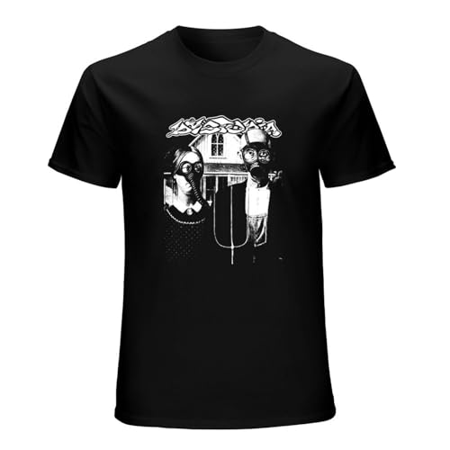 BOAONI Dystopia Band Men Short Sleeve T-Shirt Black L