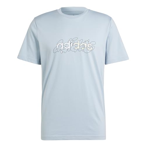 adidas Geïllustreerd lineair grafisch T-shirt voor heren