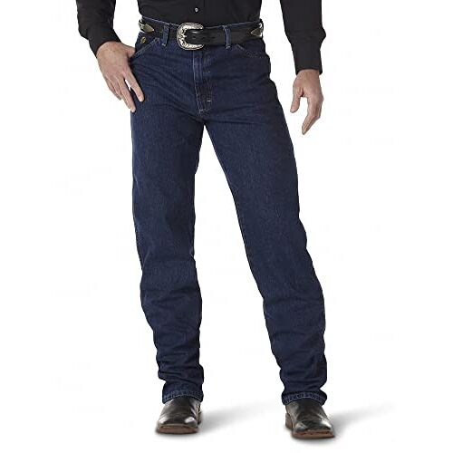 Wrangler George Strait Cowboy Cut Original Fit Jeangeorge Strait, George Strait Cowboy Cut Original Fit Jean heren, Donkere steen, 32W x 36L