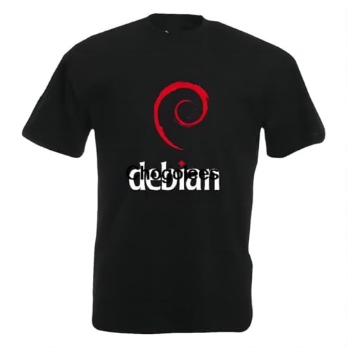 HONGTING Debian-Linux-Men-T-shirt