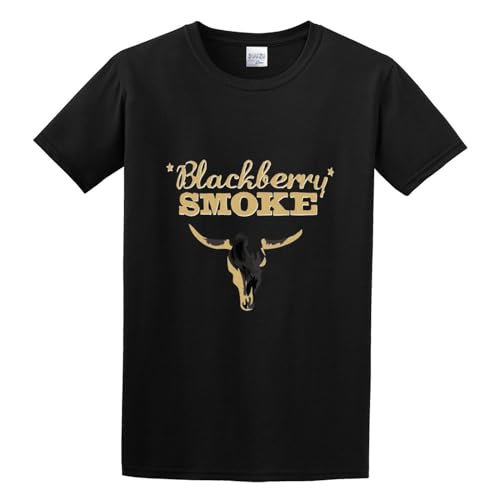 sonvsee Man's T-shirt Blackberry Smoke S-3XL Black Black S