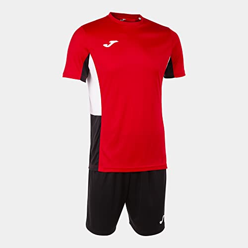 Joma Donau heren set II rood zwart wit