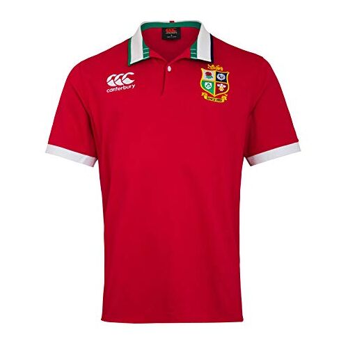 Canterbury Heren Britse en Ierse Lions Rugby Classic Shirt met korte mouwen