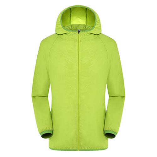 Generic 2024 Regendicht Winddicht Heren Jassen Windjack Top Ultralichte Casual Heren Jassen Jassen Heren Vest Jas 3x, Groen, M