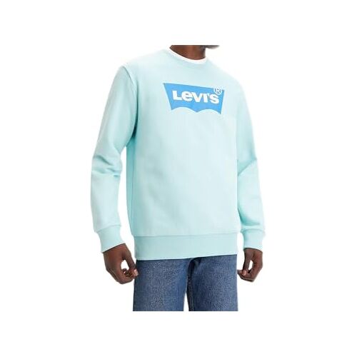 Levi's Heren Standard Graphic Crew, Blues, M, blues, M