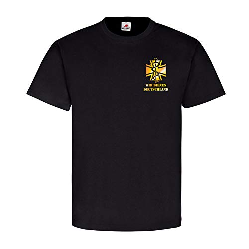 Copytec Duitse sanitair sanitair Wij dienen Duitsland BW militair kruis sanitair sani T-shirt #18762