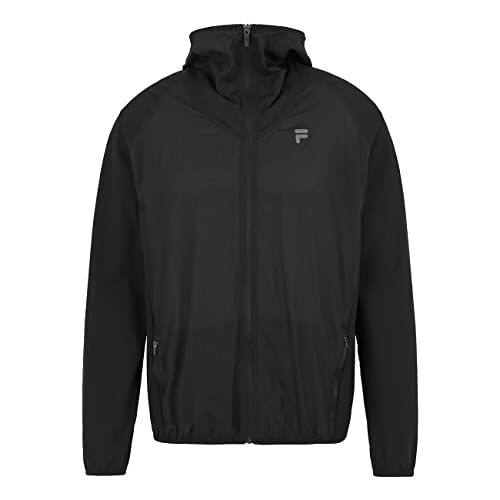 FILA Romeinse jas met capuchon -Black-S