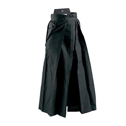 Playwell Deluxe Vechtsporten Kendo/Aikido Hakama Zwart NIEUW (25-170cm)