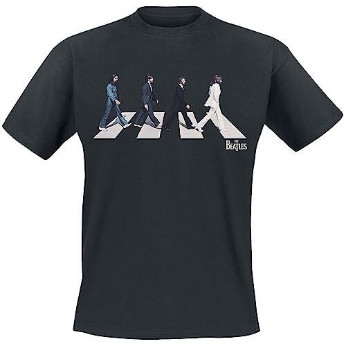 The Beatles Beatles, The Abbey Road Silhouette T-shirt zwart XL 100% katoen Band merch, Bands