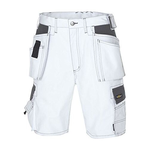 texxor canvas werkshorts"BERMUDA" 62 wit/grijs