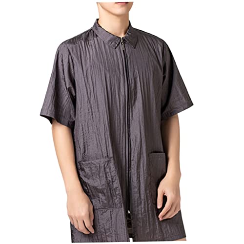 POPETPOP Overalls Voor Heren Haarkleuring Cover-up Haarkleuring Shirt Haarkleuring Schort Cover-up Voor Haarkleuring Haarbehandeling Tanktop Heren Vrijgeven Haarverf Mens