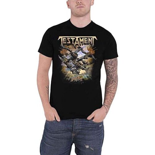 WeiToLnb Testament T Shirt The Formation of Damnation Band Logo Mens Black S