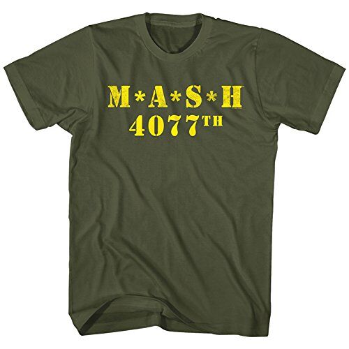 Mash Logo 4077th Militaire Groen T-shirt T-shirt, Militair Groen, XXL