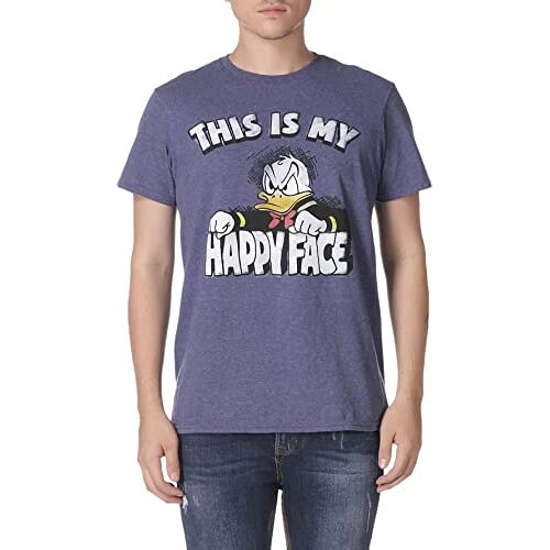 Disney Donald Duck T-shirt voor heren Donald Duck T-shirt voor heren (Pack van 1), marine Hei, XXL