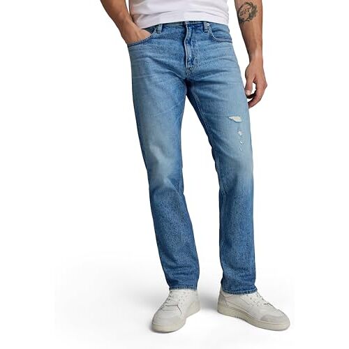 G-Star Raw Mosa Straight Jeans, blauw (Sun Faded Blue Donau D23692-d503-g347), 36W x 36L Heren, blauw (Sun Faded Blue Donau D23692-d503-g347), 36W x 36L