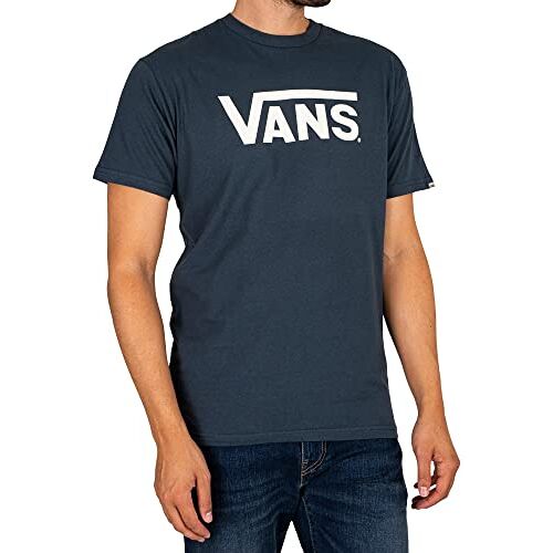 Vans Heren Classic Tee T-Shirt, Indigo-Marshmallow, L, Indigo-marshmallow, L