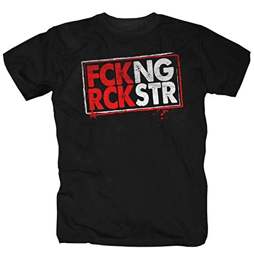 P-T-D Rock Rock`n Roll Heavy Metal Hardrock Punk Rock Rockabilly FCK Star Shirt T-shirt XL
