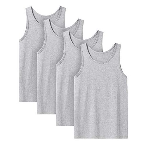 LAPASA Heren 4-pack onderhemd Classic Tank Top okselshirt spiershirt M36